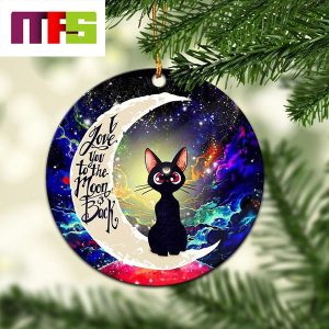 Sailor Moon Black Cat I Love You To The Moon And Back Christmas Tree Decorations 2023 Xmas Ornament