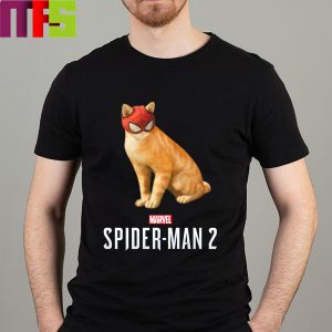 Spider Cat In Marvel Spider Man 2 Game Essentials T-Shirt