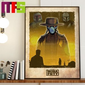 Star Wars The Book Of Boba Fett Showdown In Freetown Home Decor Poster Canvas
