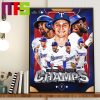 Texas Rangers 2023 World Series Bound Home Decor Poster Canvas