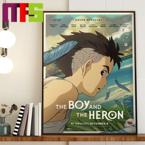 The Boy And The Heron Hayao Miyazaki Film On December 8th 2023 Home Decor Poster Canvas