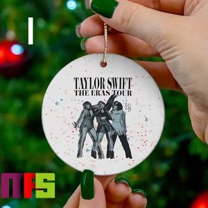 The Eras Tour Black And White Taylor Swift Christmas Tree Decorations 2023 Unique Xmas Ornament