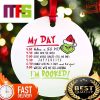 The Grinch Naughty Who Me Funny Custom Christmas Ornaments 2023