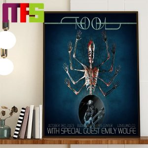 Tool Loveland CO At Budweiser Events Center On October 3rd 2023 With Emily Wolfe Home Decor Poster Canvas