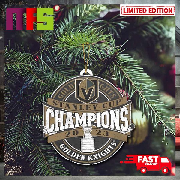 Vegas Golden Knights/VGK Stanley Cup Champions 2023 Ornament