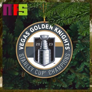 Vegas Golden Knights Stanley Cup Champions 2023 Tree Decorations Unique Xmas Ornament