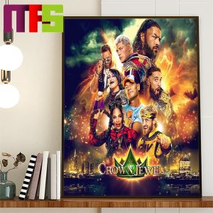 WWE Crown Jewel 2023 Home Decor Poster Canvas