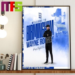 Wayne Rooney Welcome To Birmingham City FC Home Decor Poster Canvas