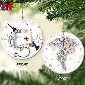 White Doctor And Nurse Christmas Tree Decorations 2023 Unique Ceramic Xmas Ornament White Doctor And Nurse Christmas Tree Decorations 2023 Unique Ceramic Xmas Ornament
