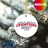 Adolis Garcia Texas Rangers Signature 2023 World Series Champions Christmas Tree Decorations Xmas Ornament