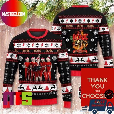 ACDC Jingle Hells Bells Electric Guitar Pattern For Holiday Ugly ...