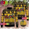 ACDC Jingle Hells Bells Electric Guitar Pattern For Holiday Ugly Christmas Sweater