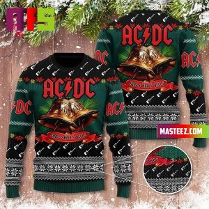 ACDC Jingle Hells Bells Electric Guitar Pattern For Holiday Ugly Christmas Sweater ACDC Jingle Hells Bells Electric Guitar Pattern For Holiday Ugly Christmas Sweater
