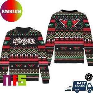 Aerosmith Aerosmith Logo Pattern Unique Design Best For Holiday Ugly Christmas Sweater