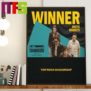 Arctic Monkeys 2023 Billboard Music Awards Winner Top Rock Duo Group Home Decor Poster Canvas Arctic Monkeys 2023 Billboard Music Awards Winner Top Rock Duo Group Home Decor Poster Canvas