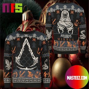 Assassin’s Creed Mirage Logo Unique Design Holiday Ugly Christmas Sweater