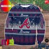 Atlanta Falcons NFL Big Logo Snowflake Pattern For Holiday Ugly Christmas Sweater
