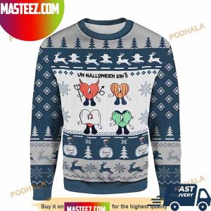 Bad Bunny Un Halloween Sin Ti Unique Gift For Men And Women Christmas 2023 Ugly Sweater