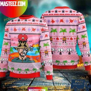 Bad Bunny Un Verano Sin Ti Palm Tree Summer Style Merry Christmas 2023 Ugly Sweater Bad Bunny Un Verano Sin Ti Palm Tree Summer Style Merry Christmas 2023 Ugly Sweater