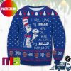 Bristol Rovers FC EFL Logo Snowflakes Pattern Custom Name For Holiday Ugly Christmas Sweater