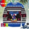 Buffalo Bills Snoopy Driving Car Snowflake Pattern Ugly Christmas Sweater