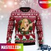 Christmas Dancing Rick And Morty Snowflakes Pattern 3D Funny Ugly Sweater