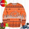 Chicago Bears Christmas Hat Chicago Bear Logo Pattern Ugly Christmas Sweater