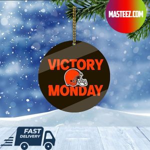 Cleveland Browns  NFL Victory Monday Christmas Tree Decorations Xmas Ornament