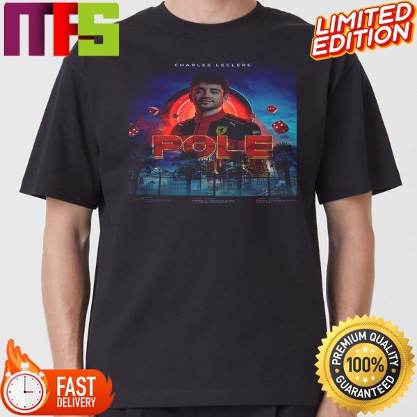 Congratulation Charles Leclerc To Win Pole In Las Vegas GP 2023 Classic T-shirt