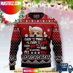 Corgi With Santa Hat Funny Ugly Christmas Sweater 2023 Corgi With Santa Hat Funny Ugly Christmas Sweater 2023