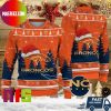 Denver Broncos Big Logo Snowflake Pattern For Holiday Ugly Christmas Sweater