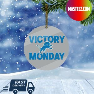 Detroit Lions NFL Victory Monday Christmas Tree Decorations Xmas Ornament