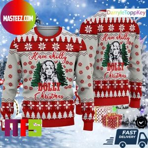 Dolly Parton Have A Holly Dolly Christmas Best For Holiday Ugly Christmas Sweater