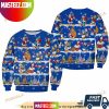 Donald Duck Pattern Xmas Red Blue 2023 Christmas Disney Ugly Christmas Sweater