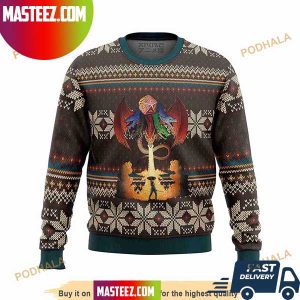 Dungeons And Dragons Fire Dragons Christmas Ugly Christmas Sweater