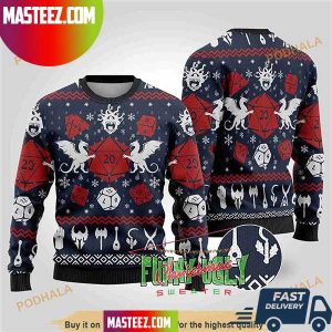 Dungeons And Dragons Unique For Fans Christmas Gift 2023 Ugly Sweater