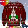 Friends TV Show Santa Characters Christmas Ugly Sweater