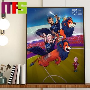 FC Cincinnati Soar Into The Next Round Of The MLS Audi 2023 Cup Playoffs Home Decor Poster Canvas