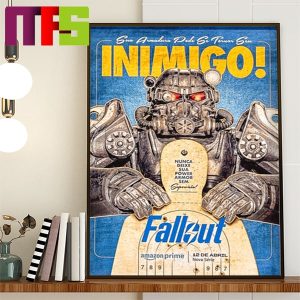 Fallout Live Action Series Inimigo New Poster On Amazon Prime Home Decor Poster Canvas Fallout Live Action Series Inimigo New Poster On Amazon Prime Home Decor Poster Canvas
