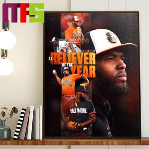 Felix Bautista Is 2023 Mariano Rivera AL Reliever Of The Year Home Decor Poster Canvas