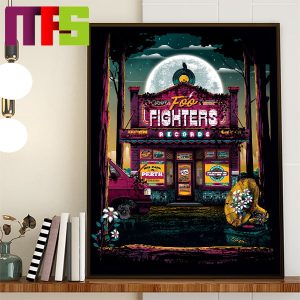 Foo Fighters Perth Australia At HBF Park On November 29th 2023 Home Decor Poster Canvas