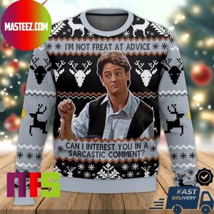 Friends Chandler Bing Matthew Perry I’m Not Great At Advice Ugly Christmas Sweater Friends Chandler Bing Matthew Perry I’m Not Great At Advice Ugly Christmas Sweater