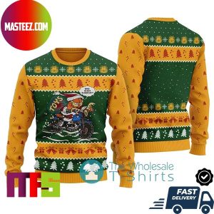 Garfield Santa Who Needs Reindeer Unique Design For Holiday Ugly Christmas Sweater