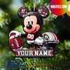 Florida State Seminoles NCAA Mickey Mouse Christmas Tree Decorations Custom Name Xmas Ornament