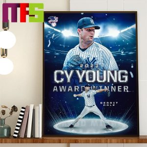 Gerrit Cole Is 2023 CY Young Award Winner Home Decor Poster Canvas