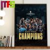 History Made Gotham FC Are 2023 NWSL Champions Home Decor Poster Canvas