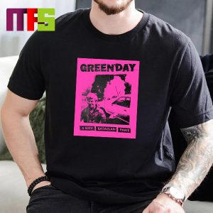 Green Day In Paris France At Bataclan November 4th 2023 Classic T-Shirt