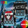 Ghost Papa Emeritus IV Griffin Logo Cross Best For Holiday Ugly Christmas Sweater