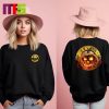 Guns N Roses Logo With Scary Jack O Lantern Pumpkin Halloween Two Sided Essentials Sweater Shirt