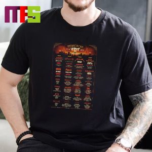 Hellfest Open Air Festival Welcome To Infernopolis Rock Band List Classic T-Shirt